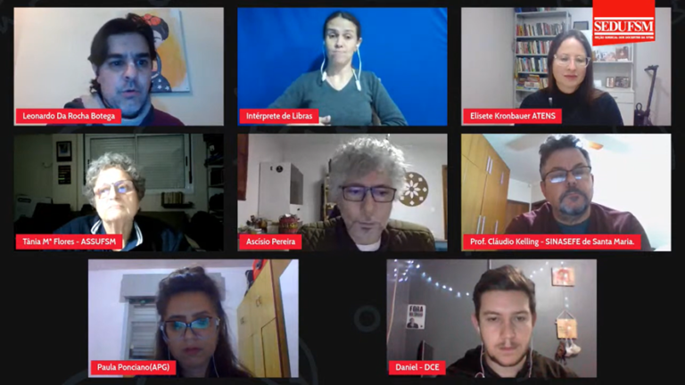 Seminário discute os desafios do trabalho e ensino remoto na UFSM
