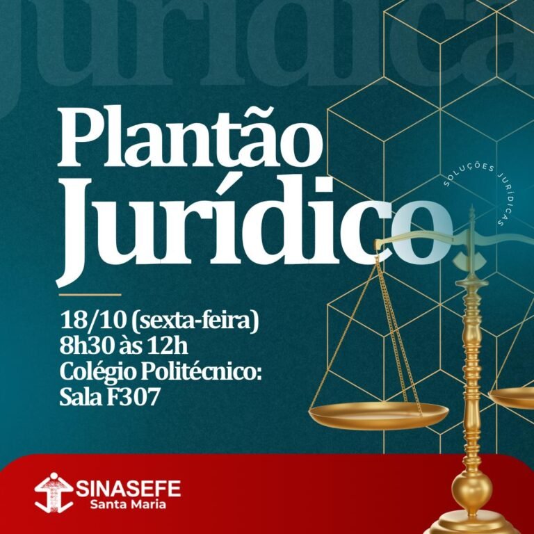 Novo plantão jurídico acontece nesta sexta-feira (18)