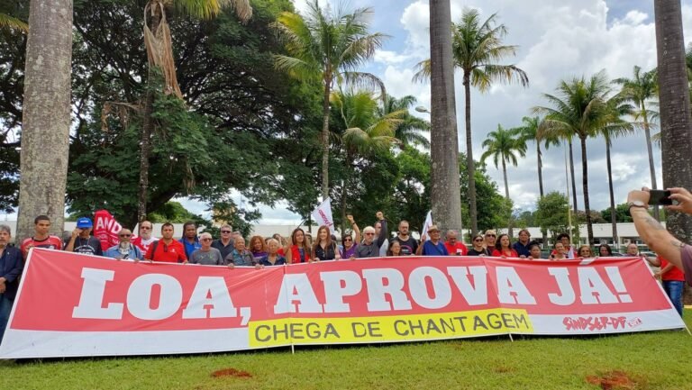 Sinasefe participou de mobilização no Senado pela LOA 2025