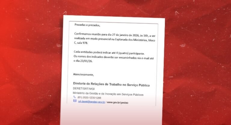 RSC-TAE volta a ser tratado em reunião na terça, 27/01