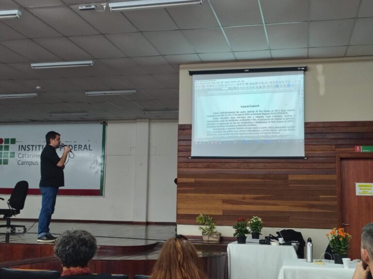 Encontro da Regional Sul do Sinasefe avança na construção coletiva e como espaço de reflexão crítica