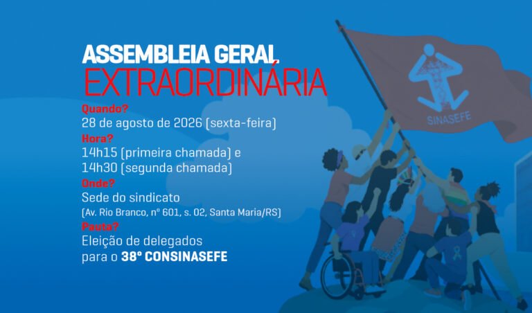 Assembleia geral elege delegação ao 38º Consinasefe